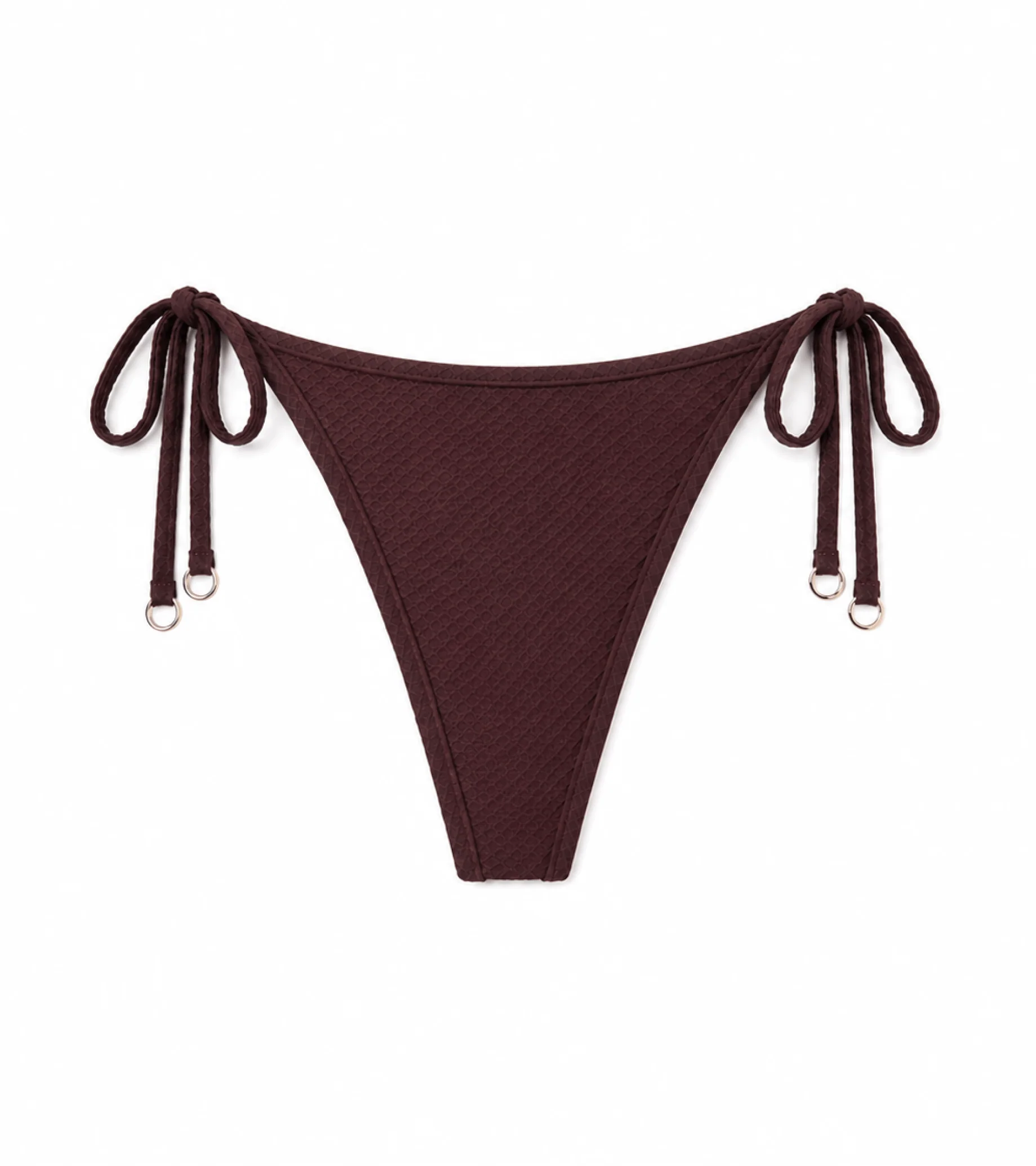 Bademode - Waffle - Brief - Braun - Image 4