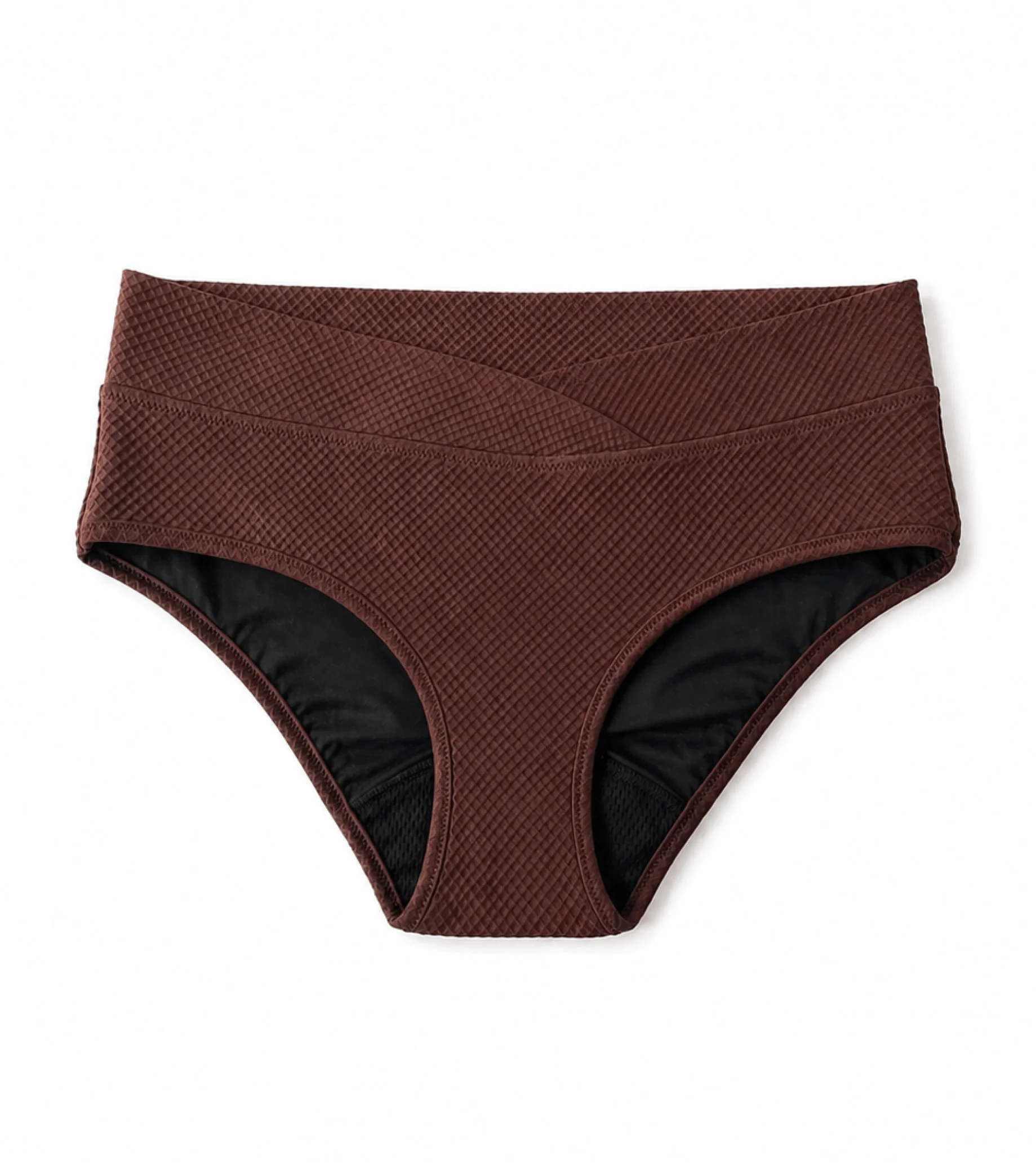 Perioden Bademode - Waffle - Classic - Braun - Image 4