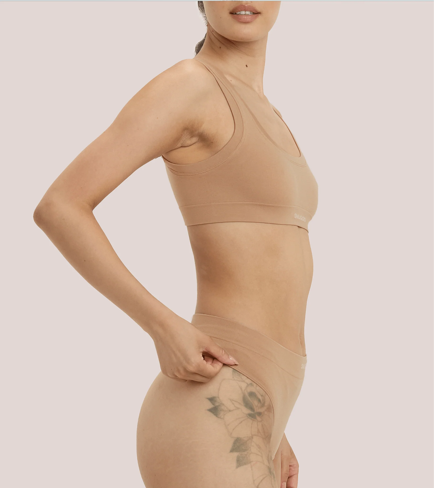 Nahtloser - High-Rise - Beige - Image 3